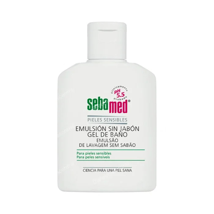 Sebamed Emulsión Sin Jabón Gel de Baño y Manos para Pieles Sensibles, pH Neutro, 500 ml Sebamed Emulsión Sin Jabón Gel de Baño y Manos para Pieles Sensibles, pH Neutro, 500 ml