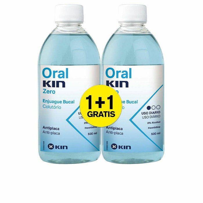 KIN OralKIN Zero Enjuague Bucal 2x500ml KIN OralKIN Zero Enjuague Bucal 2x500ml