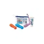 Kin Kit de Viaje con Cepillo Plegable, Pasta Dentífrica y Neceser (Lote de 3 piezas)