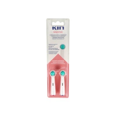 Kin KIN SENSITIVE Cabezal Cepillo Eléctrico Universal 2 u Kin KIN SENSITIVE Cabezal Cepillo Eléctrico Universal 2 u