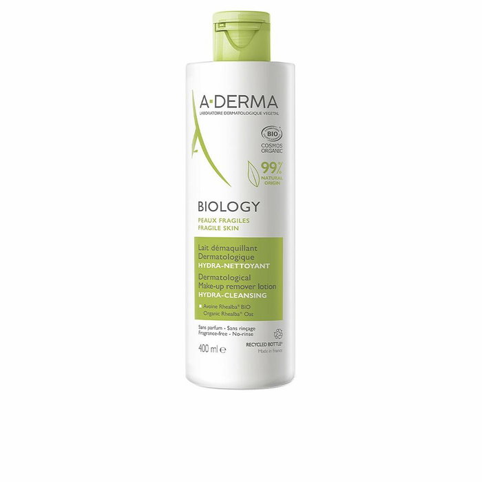 A-Derma BIOLOGY Leche Desmaquillante Dermatológica 400 ml A-Derma BIOLOGY Leche Desmaquillante Dermatológica 400 ml