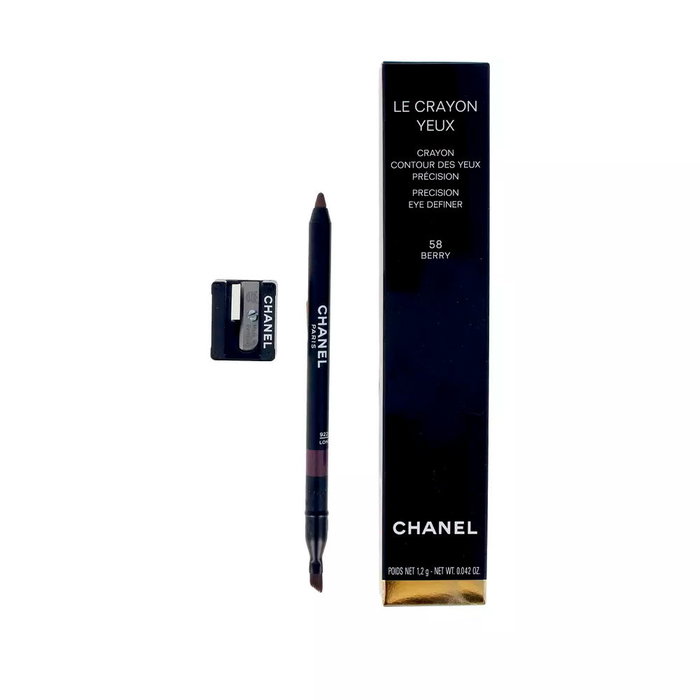 Chanel LE CRAYON YEUX Precision Eye Definer #berry-58, Delineador de Ojos, Larga Duración, Textura Suave