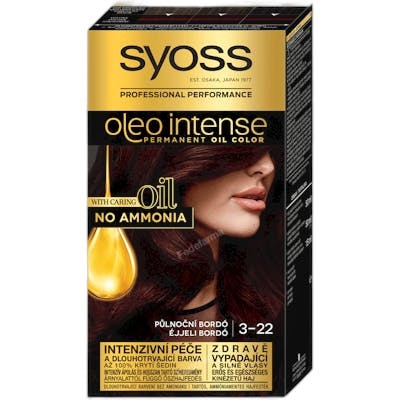 Syoss OLEO INTENSE Tinte Sin Amoniaco 3.22-violín (5 pz)