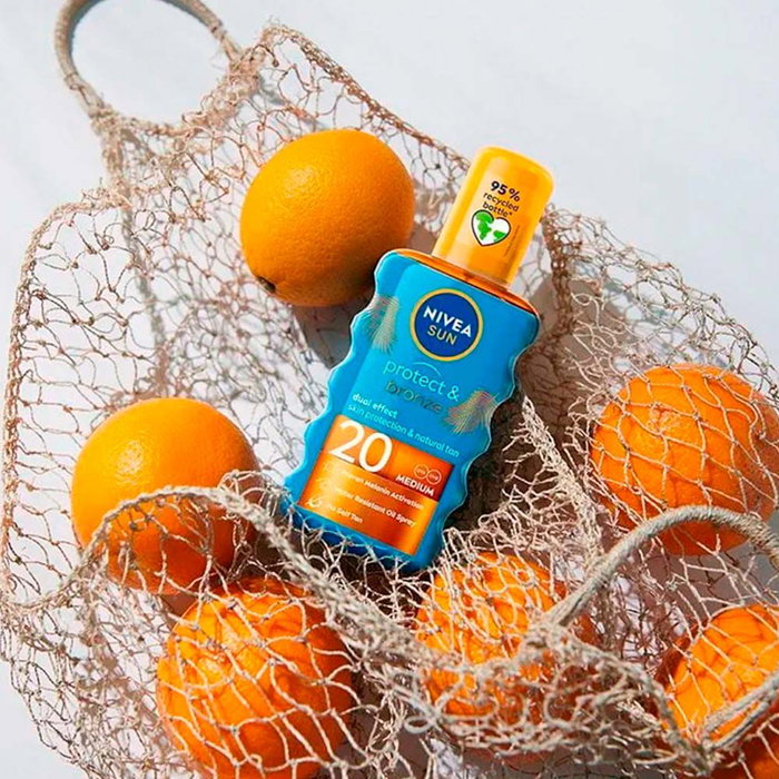 Nivea Aceite Solar Protege e Hidrata F20 Spray con Protección 200 ml