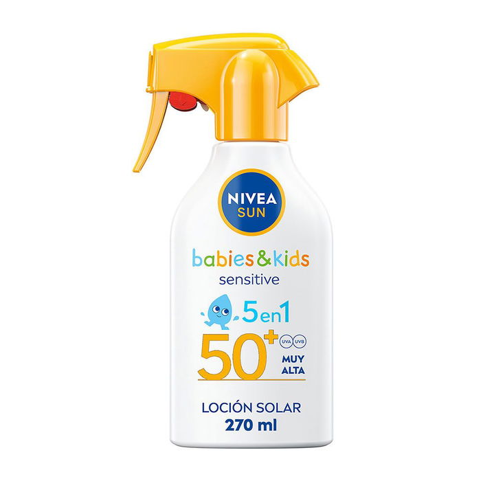 Nivea Loción Protectora Solar Niños FPS 50 Pistola 200 + 50 ml UVA-UVB Nivea Loción Protectora Solar Niños FPS 50 Pistola 200 + 50 ml UVA-UVB
