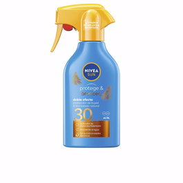 Nivea Sun Protege&Broncea Protector Solar Corporal en Spray SPF30 270 ml - Resistente al Agua - Fórmula Respetuosa con los Océanos