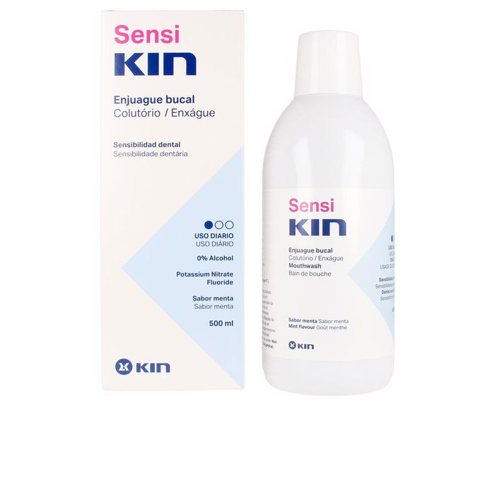 Kin SENSIKIN Enjuague Bucal para Sensibilidad Dental, 500 ml Kin SENSIKIN Enjuague Bucal para Sensibilidad Dental, 500 ml