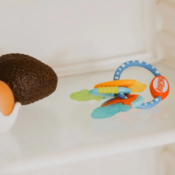Nuby Anillo de Dentición Llaves de Refrigeración 4m+ Multicolor