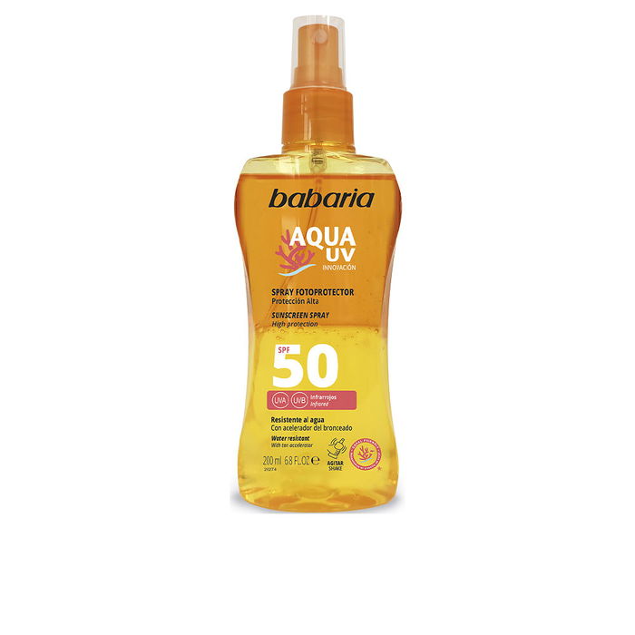 Babaria Protector Solar Corporal SOLAR AQUA UV SPF50 Bifásico 200 ml Babaria Protector Solar Corporal SOLAR AQUA UV SPF50 Bifásico 200 ml
