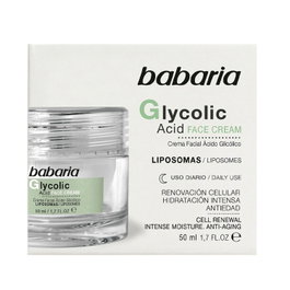 Babaria Glycolic Acid Crema Facial de Renovación Celular 50 ml