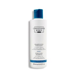 Christophe Robin Shampoo Purificante con Barro Termal 250 mL - Champú Diario Anticonaminación para Cuero Cabelludo Estresado y Puntas Secas