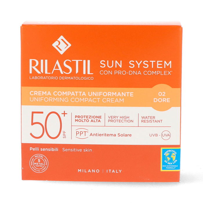 RILASTIL SUN SYSTEM SPF50+ Crema Compacta Polvo Beige Light 10g