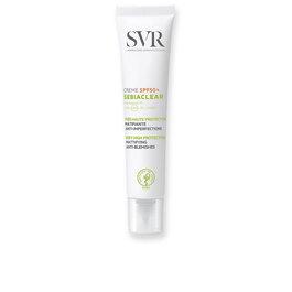 SVR SEBIACLEAR Crème SPF50 40 ml - Protector Solar Facial Matificante para Pieles Grasas con Tendencia Acné, Niacinamida 4%