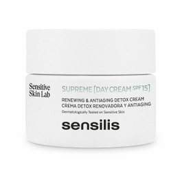 Sensilis SUPREME Crema de Día SPF15+ Detox Renovadora y Antiaging