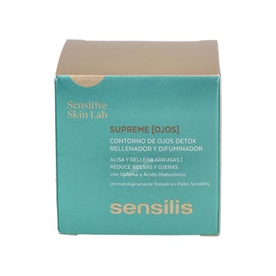 Sensilis Supreme contorno de ojos detox rellenador 15 ml