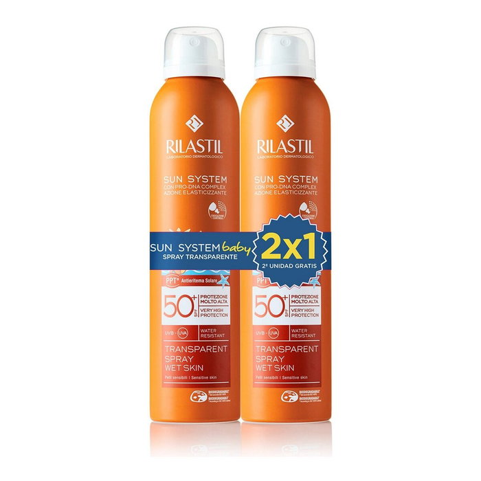 Rilastil Sun System Spray Transparente Baby SPF 50+ Pack 2 x 200 ml
