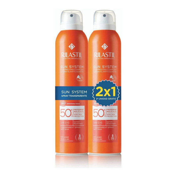 Rilastil Sun System 50+ Spray Transparente Pack 2 x 200 ml Rilastil Sun System 50+ Spray Transparente Pack 2 x 200 ml