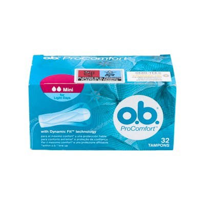 O.B. ProComfort Mini Tampón 32 u O.B. ProComfort Mini Tampón 32 u