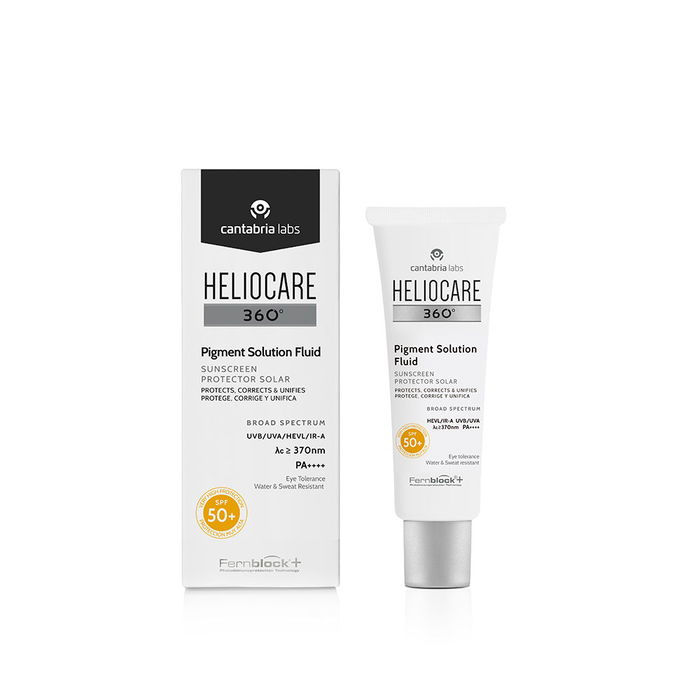 Heliocare 360° Protector Solar Solución Pigmentaria Fluida SPF50+ 50 ml para Hiperpigmentación