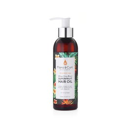 Flora Curl - Aceite Capilar African Citrus Superfruit 200ml - Nutre, Protege y Brilla Rizos Sin Siliconas