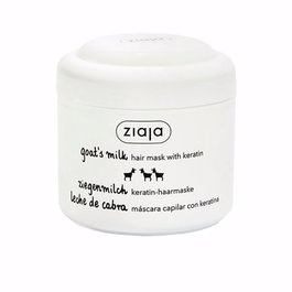 Ziaja Mascarilla Capilar Fortalecedora con Leche de Cabra y Keratina 200 ml - Hidratante, Nutritiva, para Cabello Seco y Opaco