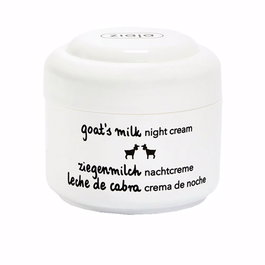 Ziaja Crema Facial de Noche Leche de Cabra Antiarrugas Hidratante 50 ml para Piel Seca