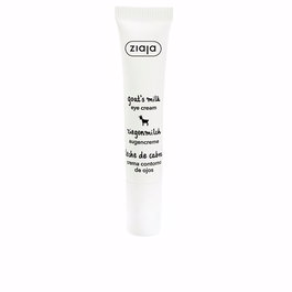 Ziaja Leche de Cabra Crema Contorno de Ojos Anti Ojeras y Bolsas, Hidratante y Reafirmante con Proteínas de Leche, 15 ml