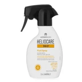 Heliocare 360° Protector Solar Fluido Spray SPF50+ Alta Protección 250 ml - Fotoprotección UVB/UVA/Visible/Infrarroja, Resistente al Agua, Cuerpo