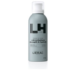 Lierac Espuma de Afeitado Hombre - 150 ml - Anti Irritaciones, Calma e Hidrata - Para Todo Tipo de Pieles - LH espuma afeitado