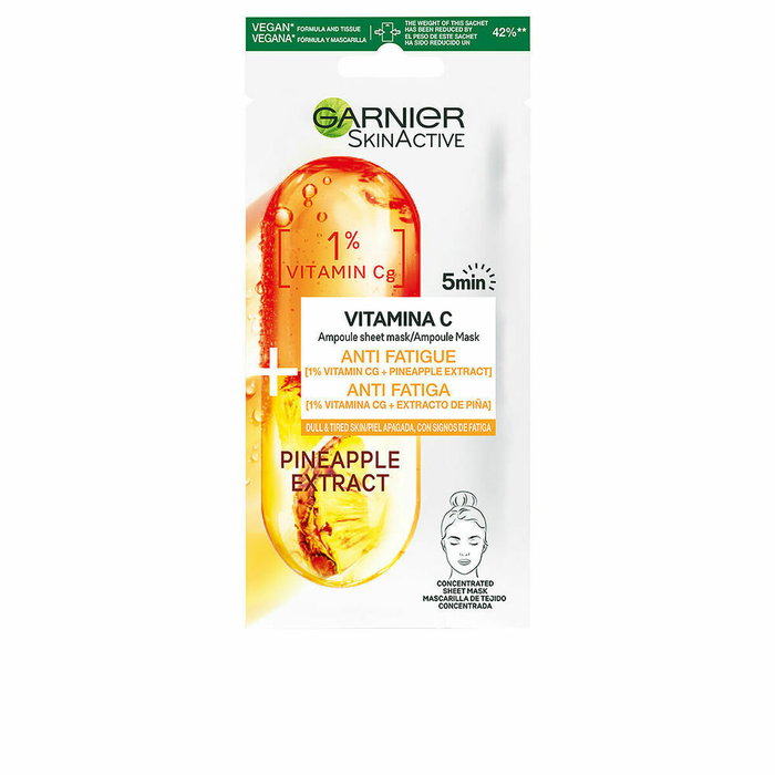 Garnier Skinactive Mascarilla Vitamina C Anti-fatiga Garnier Skinactive Mascarilla Vitamina C Anti-fatiga