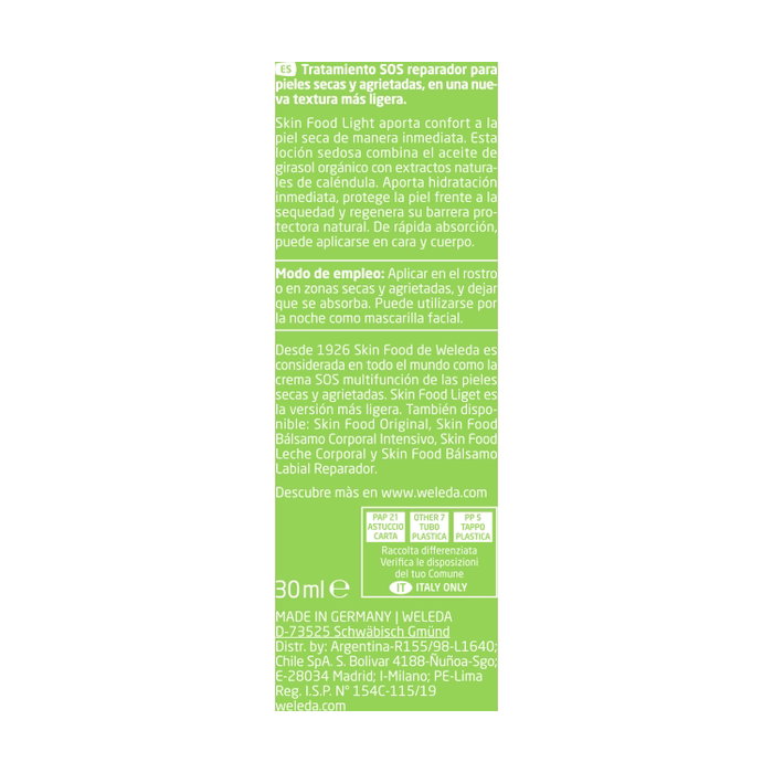 Weleda Skin Food Light Crema Nutrición Intensiva 30 ml