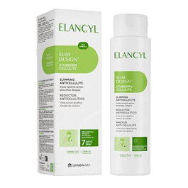 Elancyl Slim Design Día Crema Anticelulítica para Mujer, Tratamiento Adelgazante con Cafeína 3D, 200 ml