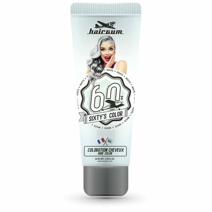 Hairgum SIXTY'S COLOR Tinte Semipermanente Blanco Hairgum SIXTY'S COLOR Tinte Semipermanente Blanco