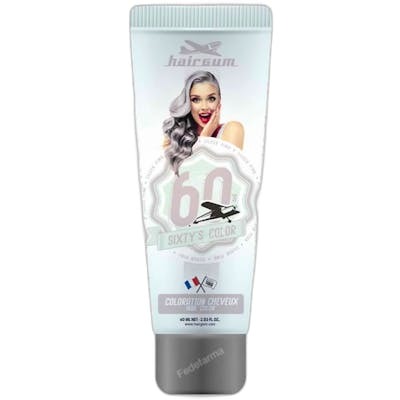 Hairgum SIXTY'S COLOR Silver Pink