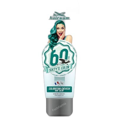 Hairgum Sixty's Color emerald