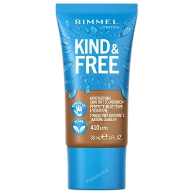 Rimmel London KIND & FREE Skin Tint Foundation #410-latte