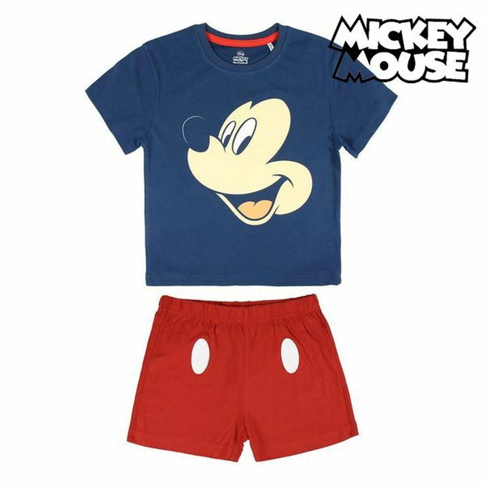Cerdá Pijama Corto Single Jersey Mickey 5 Años NAVY