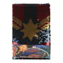 Cuaderno de Notas Sirena Mágica de Lentejuelas Captain Marvel CRD-2100002738 Rojo A5