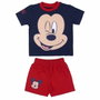 Cerdá Pijama Corto Single Jersey Mickey Mouse para Niños 3 Años Rojo