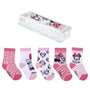 Cerdá Pack Calcetines 5 Piezas Minnie Mouse Disney Oficial, Multicolor, Talla Calzado 17-18 para Niña Bebé (t17/18)
