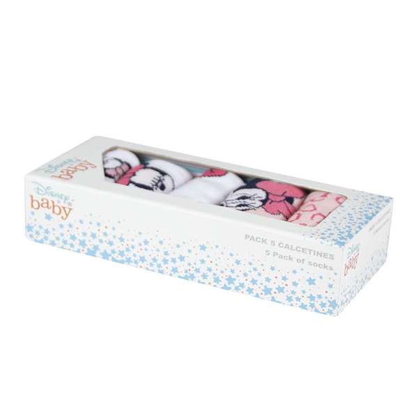 Cerdá Pack Calcetines 5 Piezas Minnie Mouse Disney Oficial, Multicolor, Talla Calzado 17-18 para Niña Bebé (t17/18) Cerdá Pack Calcetines 5 Piezas Minnie Mouse Disney Oficial, Multicolor, Talla Calzado 17-18 para Niña Bebé (t17/18)