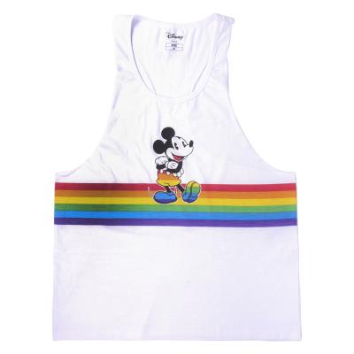 Camiseta Tirantes Single Jersey Disney Pride Blanco XXL