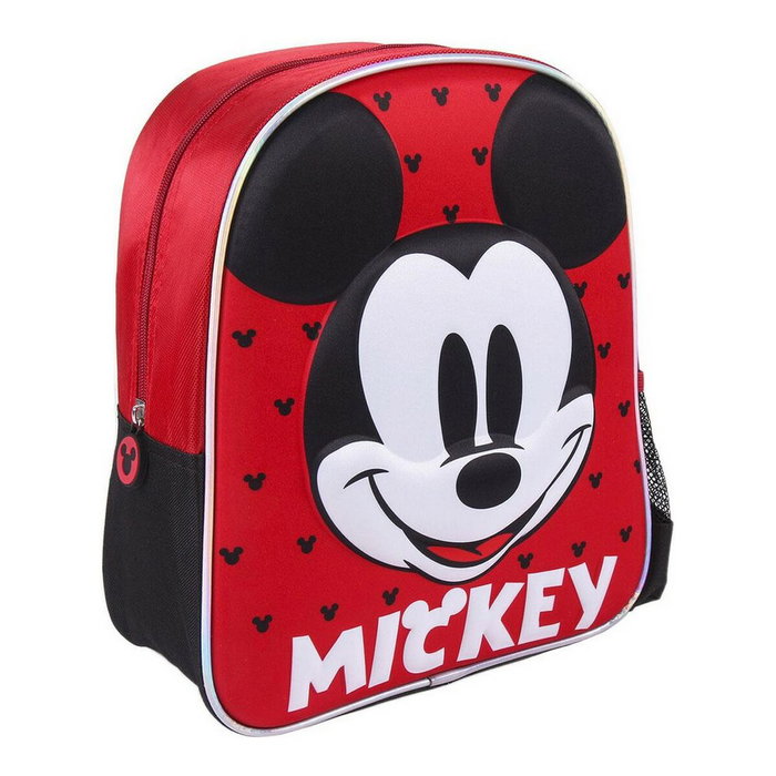 Mochila Escolar 3D Mickey Mouse Rojo (25 x 31 x 10 cm) Mochila Escolar 3D Mickey Mouse Rojo (25 x 31 x 10 cm)