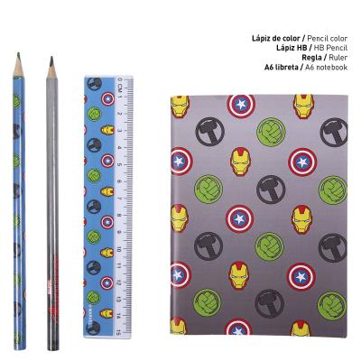 Set de Papelería The Avengers Gris (12 pcs) Set de Papelería The Avengers Gris (12 pcs)