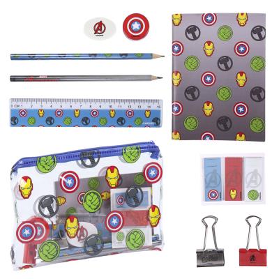 Set de Papelería The Avengers Gris (12 pcs) Set de Papelería The Avengers Gris (12 pcs)