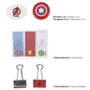 Set de Papelería The Avengers Gris (12 pcs)
