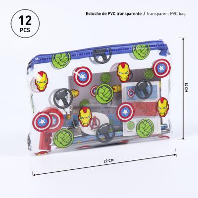 Set de Papelería The Avengers Gris (12 pcs) Set de Papelería The Avengers Gris (12 pcs)