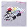 Camiseta de Manga Larga Infantil Minnie Mouse Gris 2 Años