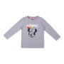 Camiseta de Manga Larga Infantil Minnie Mouse Gris 2 Años