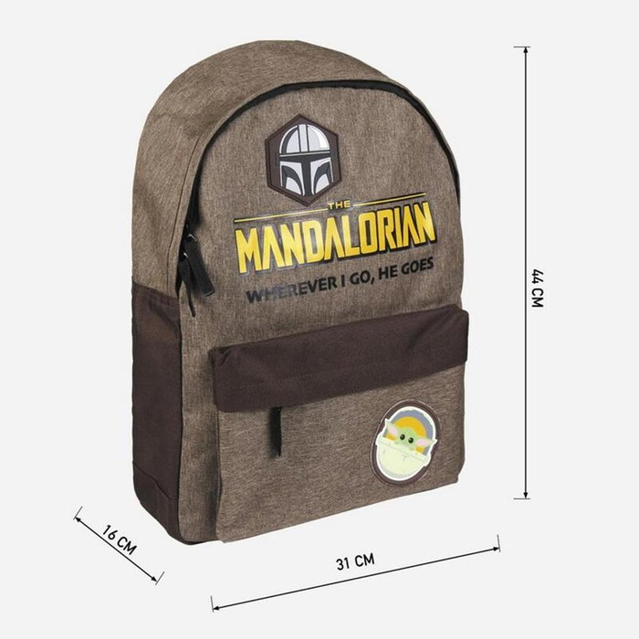 Cerdá Mochila Casual The Mandalorian Star Wars 31x44x16 cm Cerdá Mochila Casual The Mandalorian Star Wars 31x44x16 cm